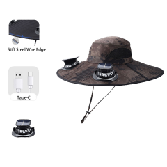 Solar Fan Fishing Cap