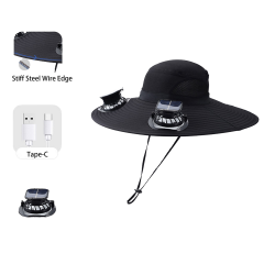 Solar Fan Fishing Cap