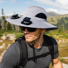 Solar Fan Fishing Cap