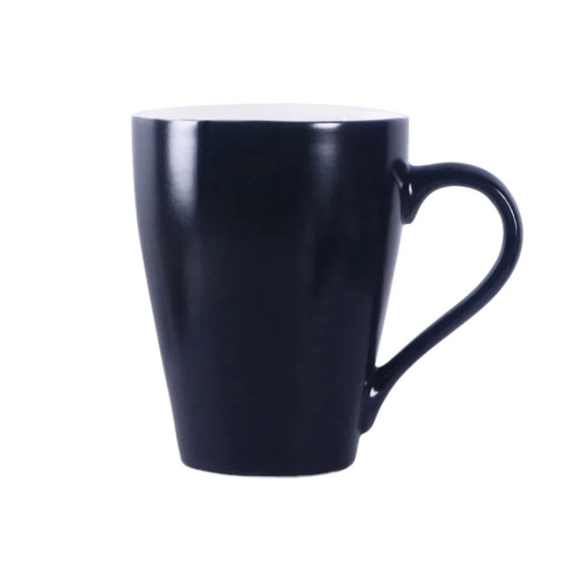 Solid Color Glazed Ceramic Mug with Custom Logo