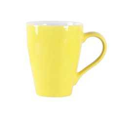 Solid Color Glazed Ceramic Mug with Custom Logo