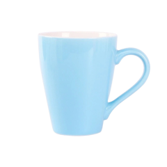 Solid Color Glazed Ceramic Mug with Custom Logo