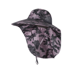 Sun Protection Fishing Cap With Neck Flap