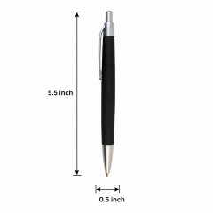 Textured Grip Plastic Ballpoint Pen