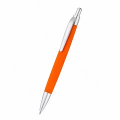 Textured Grip Plastic Ballpoint Pen