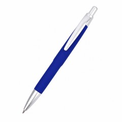 Textured Grip Plastic Ballpoint Pen