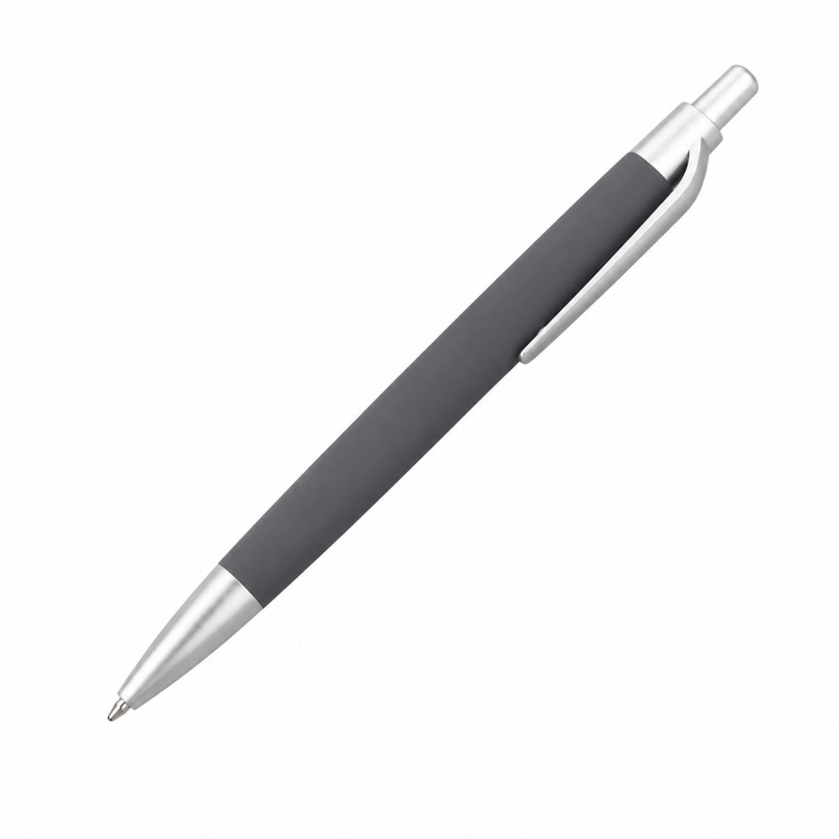 Textured Grip Plastic Ballpoint Pen