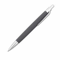 Textured Grip Plastic Ballpoint Pen