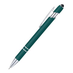 Velvet Finish Metal Stylus Gel Pen