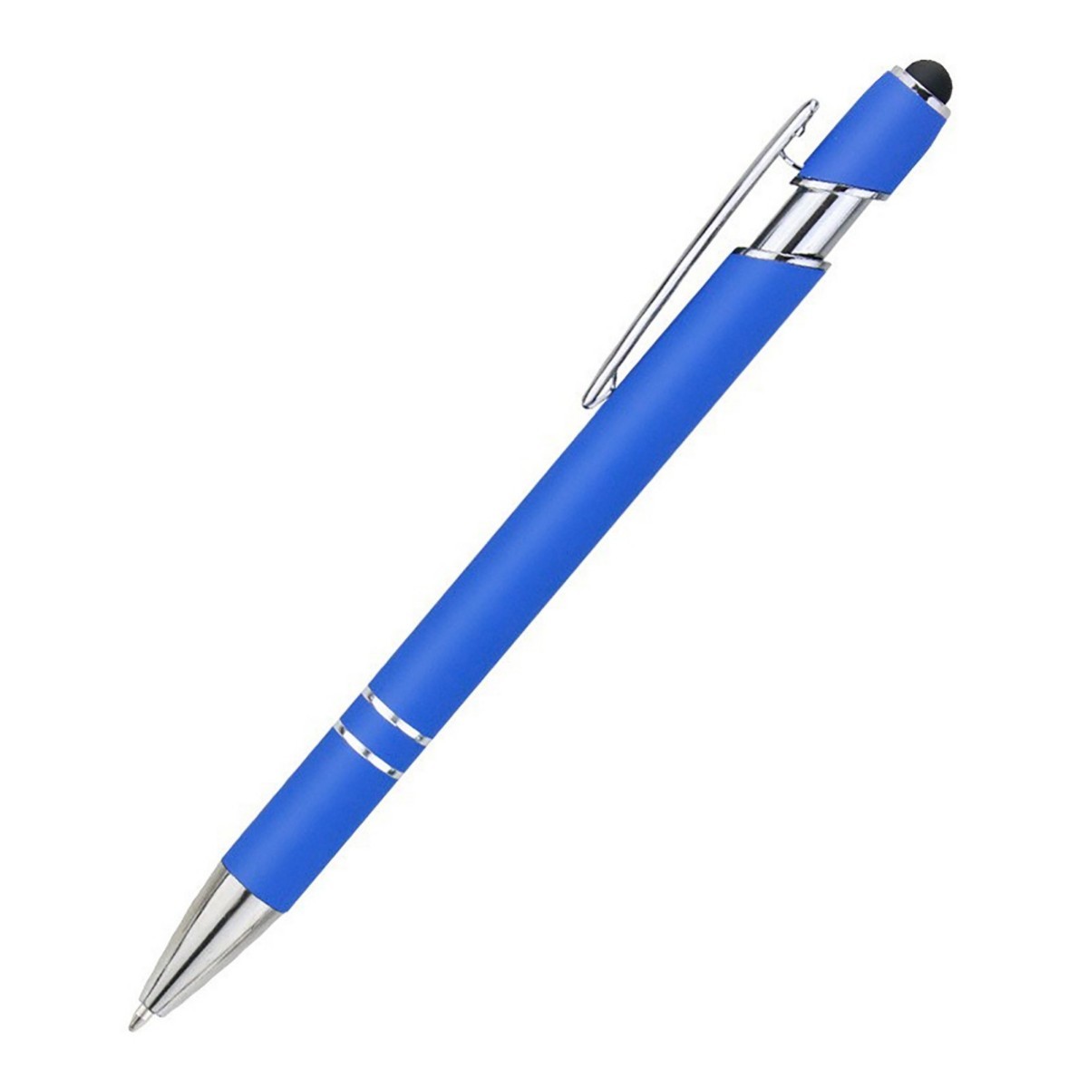 Velvet Finish Metal Stylus Gel Pen