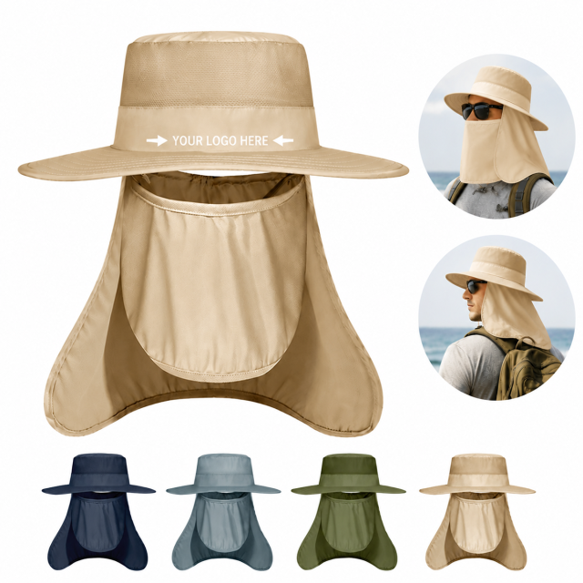 Wide Brim Mesh Sun Hat