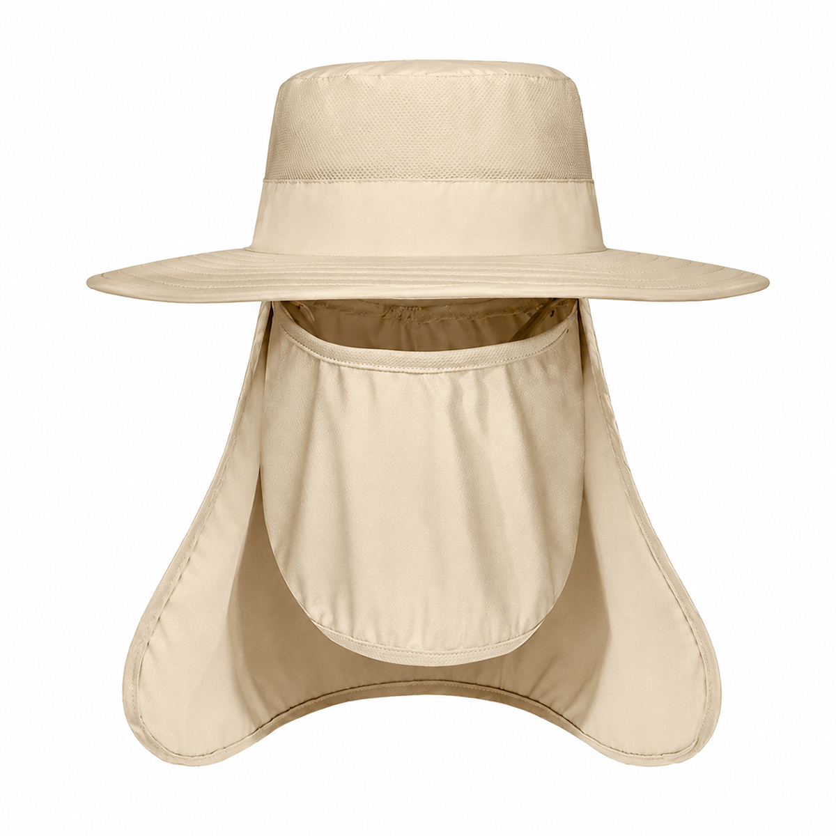 Wide Brim Mesh Sun Hat
