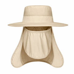 Wide Brim Mesh Sun Hat