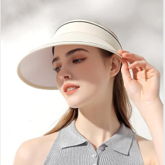 Wide Brim UV Visor Cap