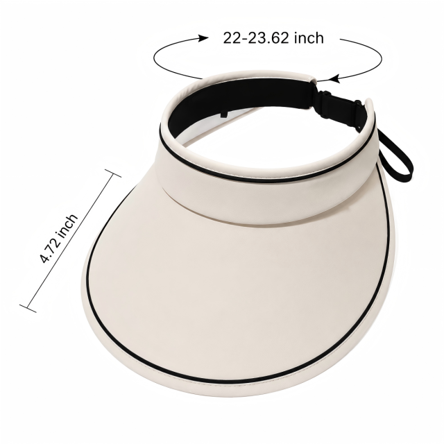 Wide Brim UV Visor Cap