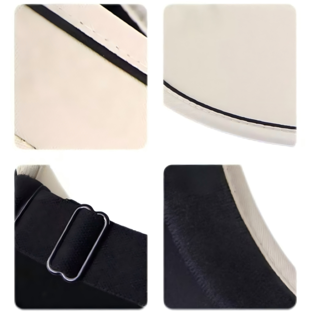 Wide Brim UV Visor Cap