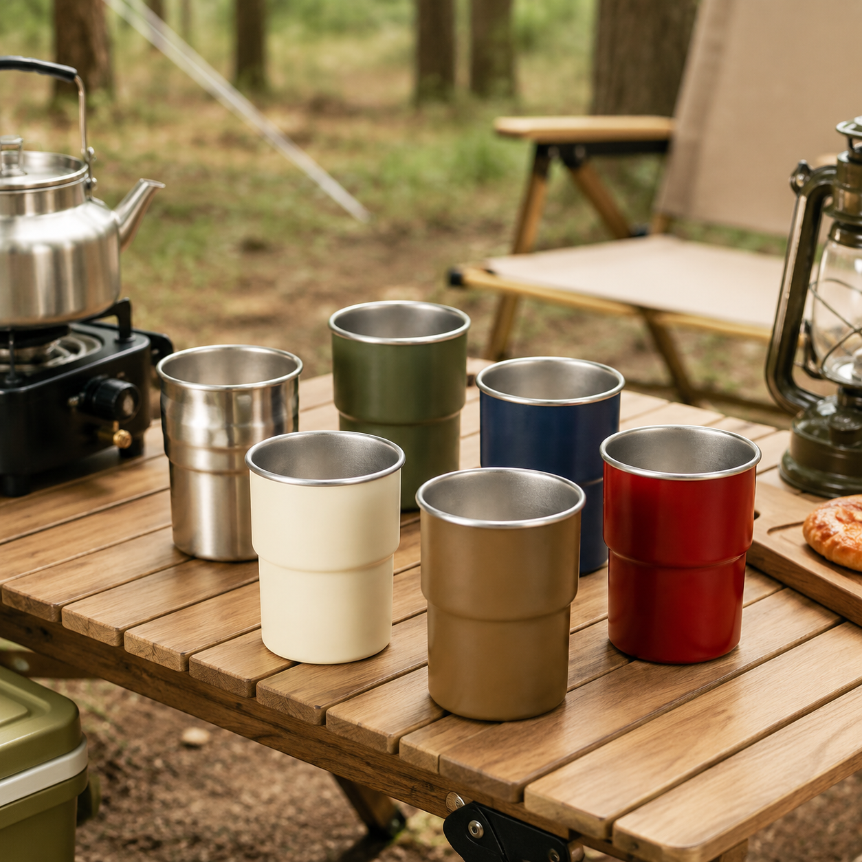 10oz Stainless Steel Portable Camping Cup