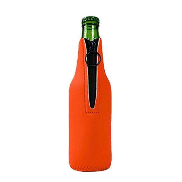 12 Oz Neoprene Zipper Bottle Sleeve