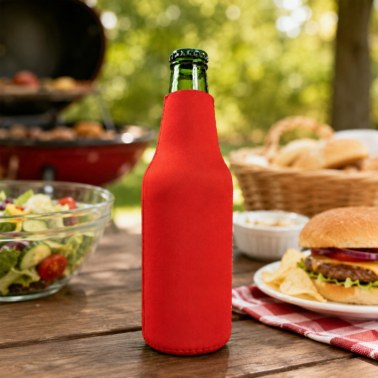 12 Oz Neoprene Zipper Bottle Sleeve