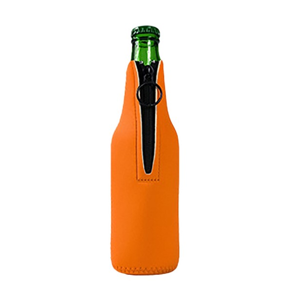 12 Oz Neoprene Zipper Bottle Sleeve