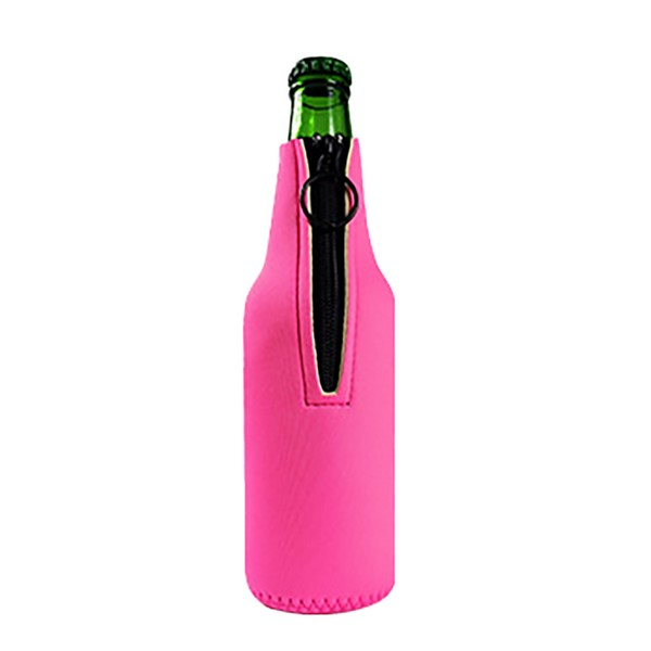 12 Oz Neoprene Zipper Bottle Sleeve