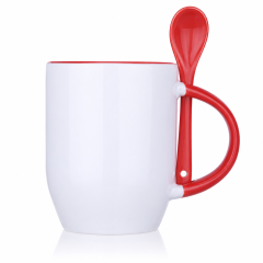 12 Oz Two-Tone Ceramic Coffee Cup