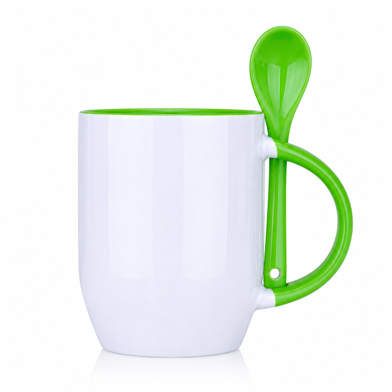 12 Oz Two-Tone Ceramic Coffee Cup