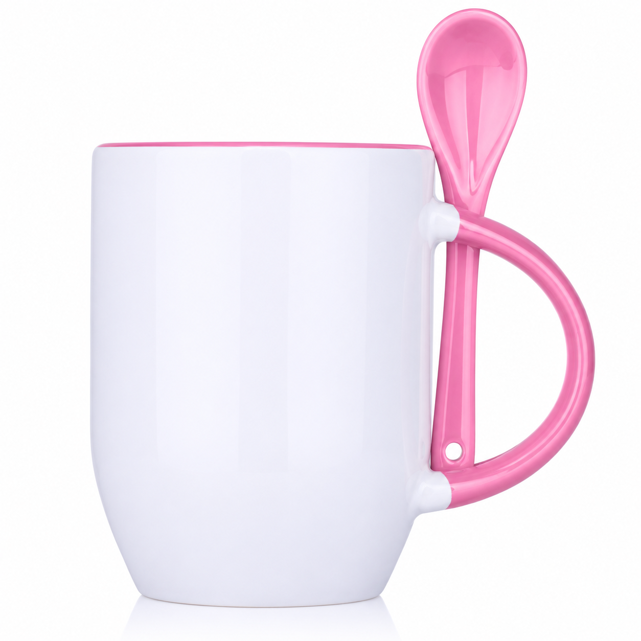 12 Oz Two-Tone Ceramic Coffee Cup