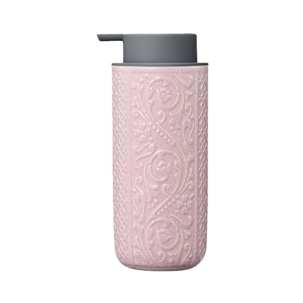 16 Oz Embossed Ceramic Lotion Dispenser