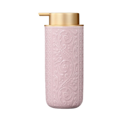 16 Oz Embossed Ceramic Lotion Dispenser