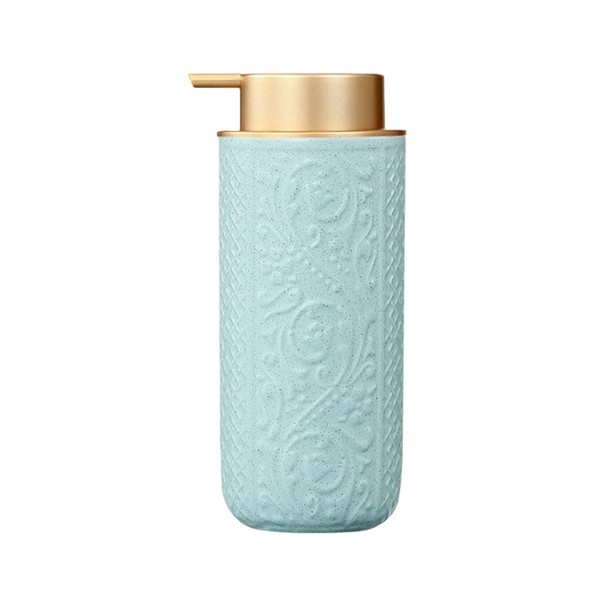16 Oz Embossed Ceramic Lotion Dispenser