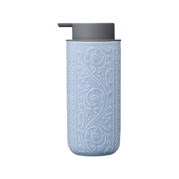 16 Oz Embossed Ceramic Lotion Dispenser