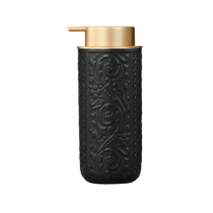 16 Oz Embossed Ceramic Lotion Dispenser