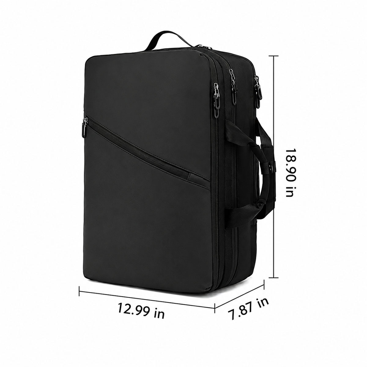 17 Inch Travel Backpack with Shoe Compartment