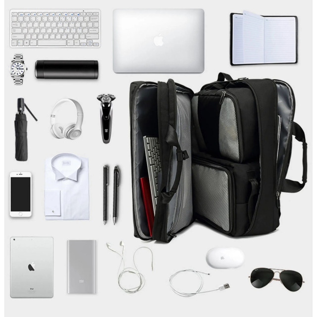 17 Inch Travel Backpack with Shoe Compartment