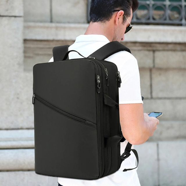 17 Inch Travel Backpack with Shoe Compartment