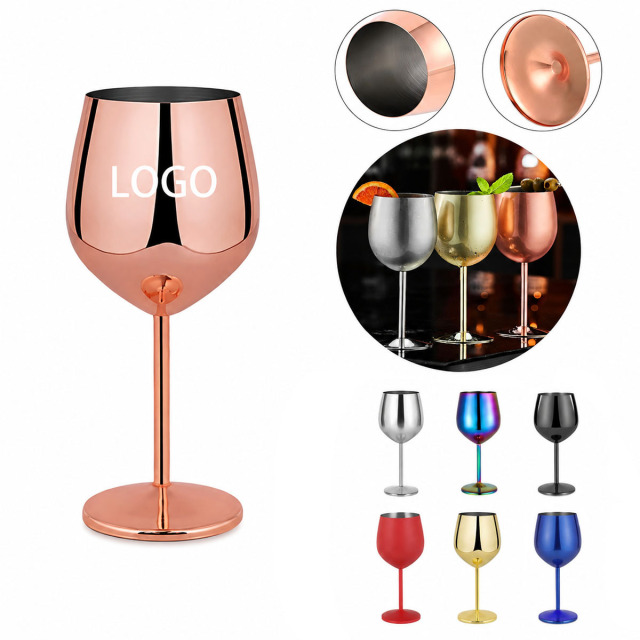 18 oz Stainless Steel Wine Glass