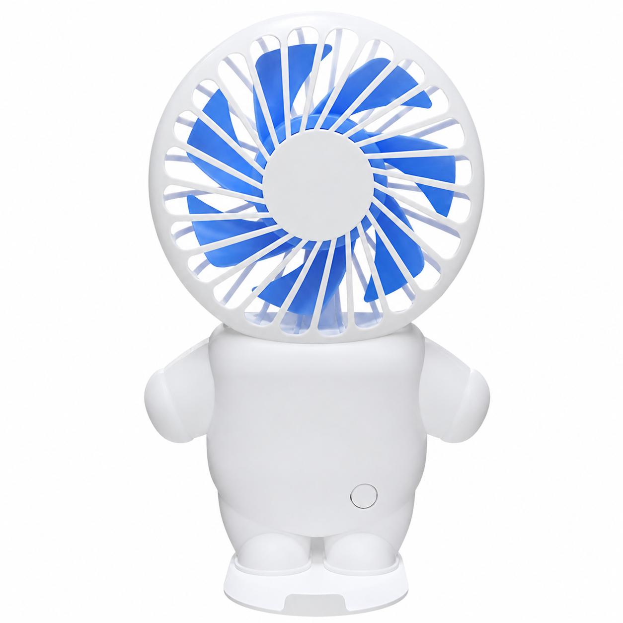 2-In-1 Rechargeable Handheld Fan With Phone Stand