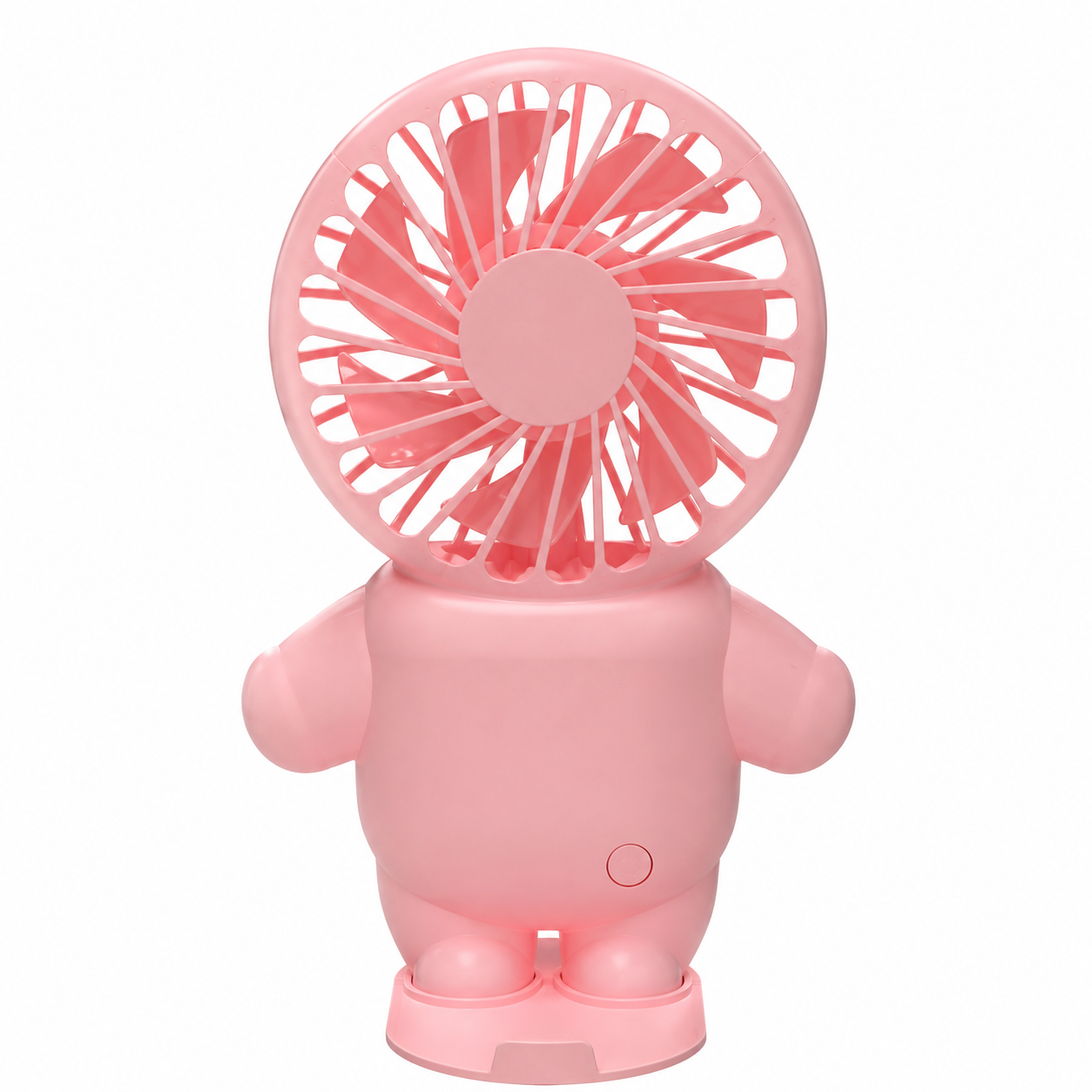 2-In-1 Rechargeable Handheld Fan With Phone Stand