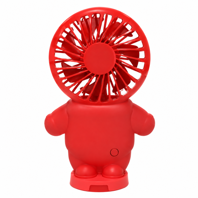 2-In-1 Rechargeable Handheld Fan With Phone Stand