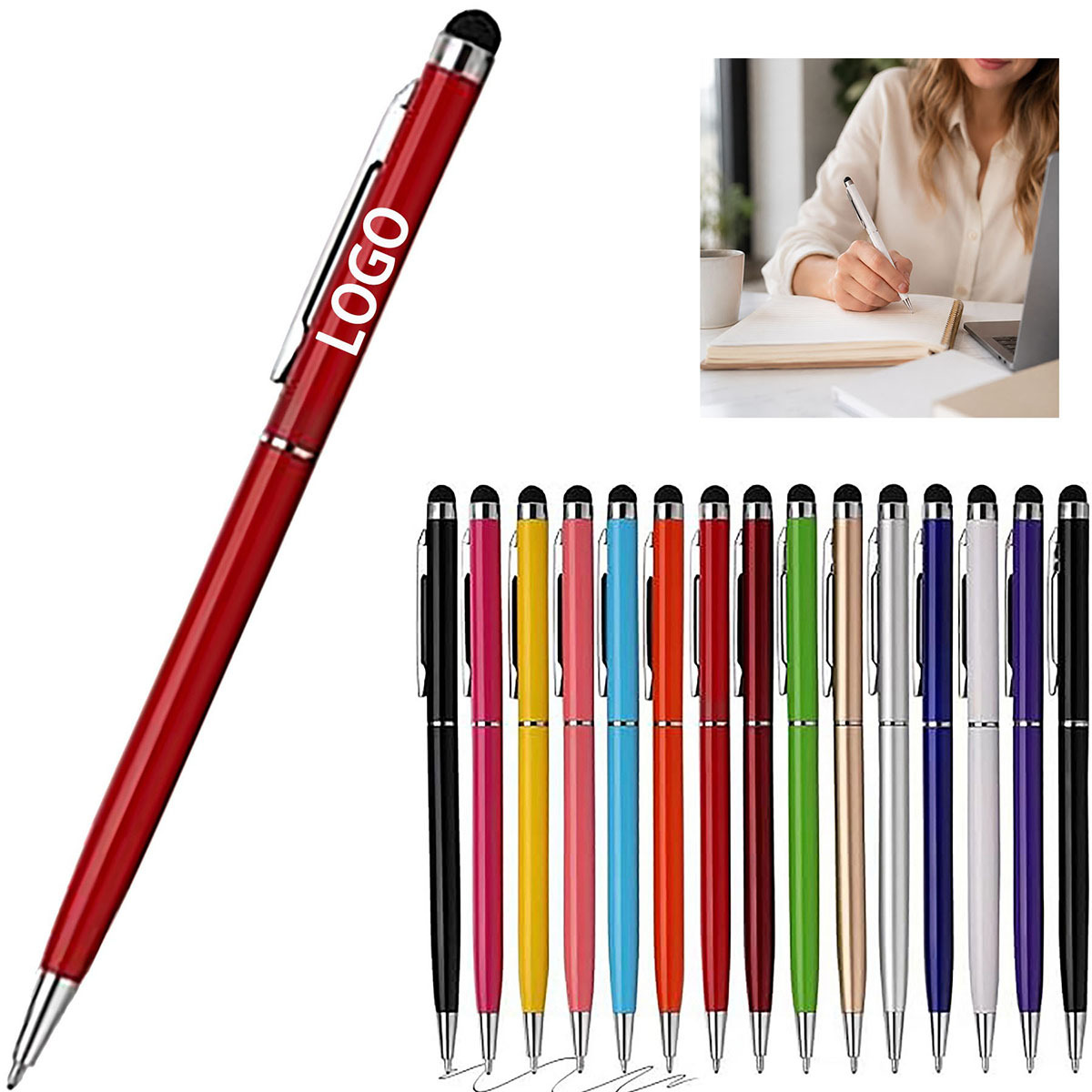 2-in-1 Touchscreen Stylus Ballpoint Pen