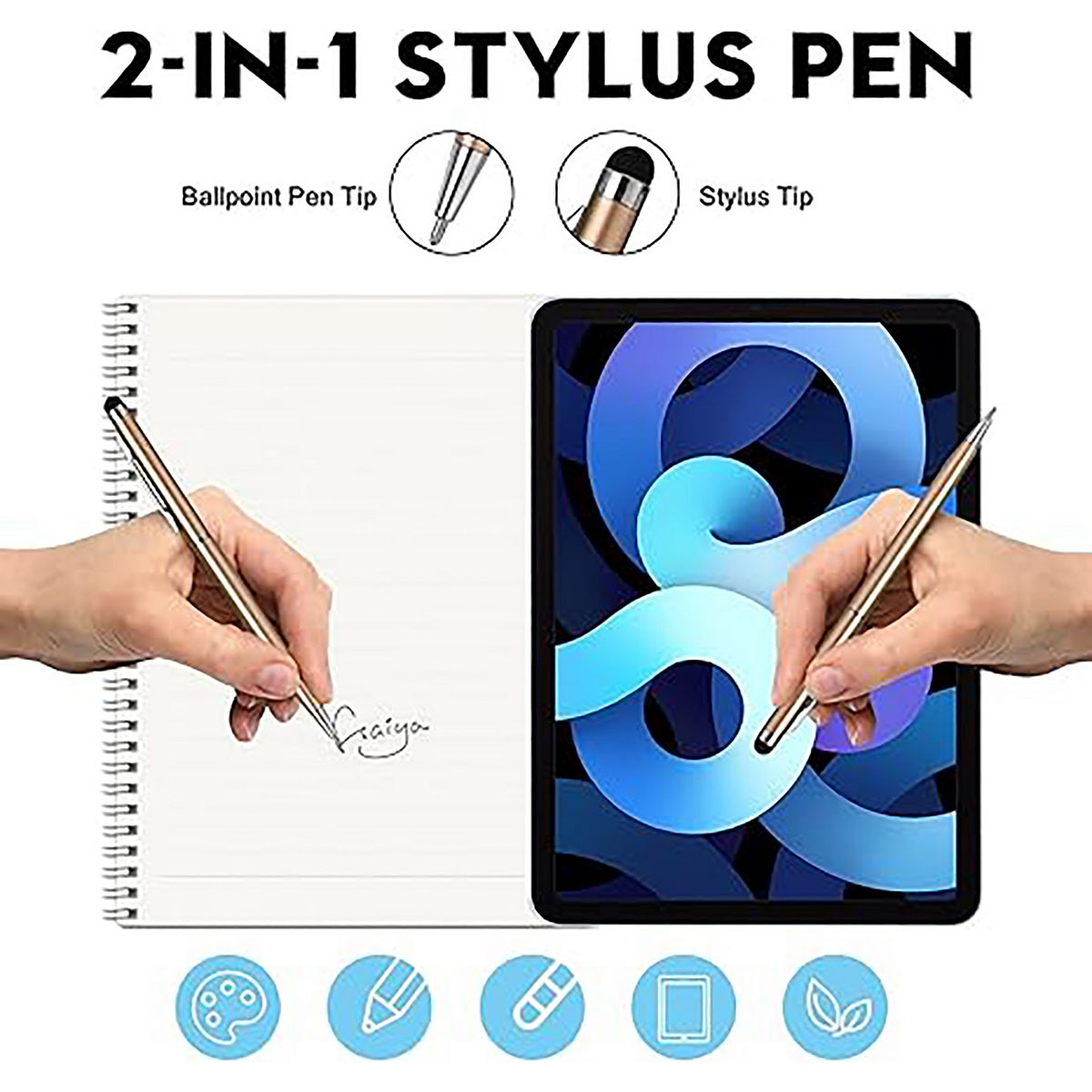 2-in-1 Touchscreen Stylus Ballpoint Pen