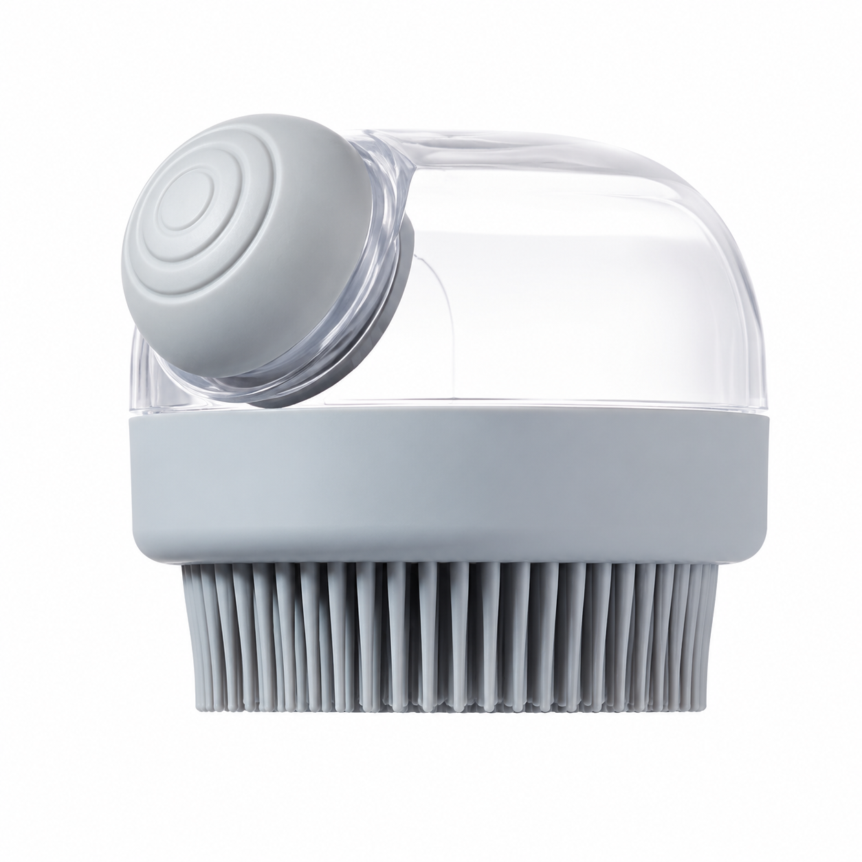 3-in-1 Pet Bath Scrubber Brush with Shampoo Dispenser