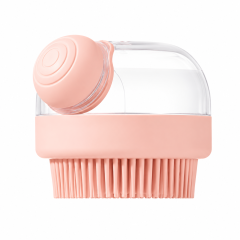 3-in-1 Pet Bath Scrubber Brush with Shampoo Dispenser