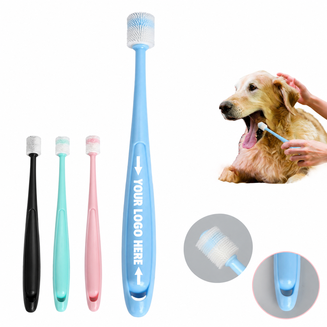 Pet Silicone Finger Toothbrush