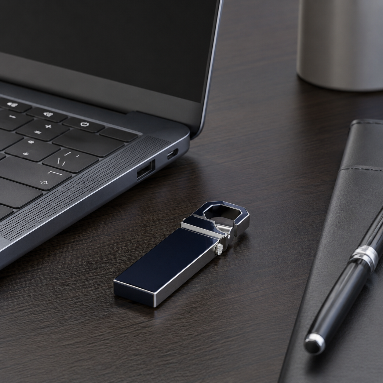 4GB Metal Hook USB Flash Drive