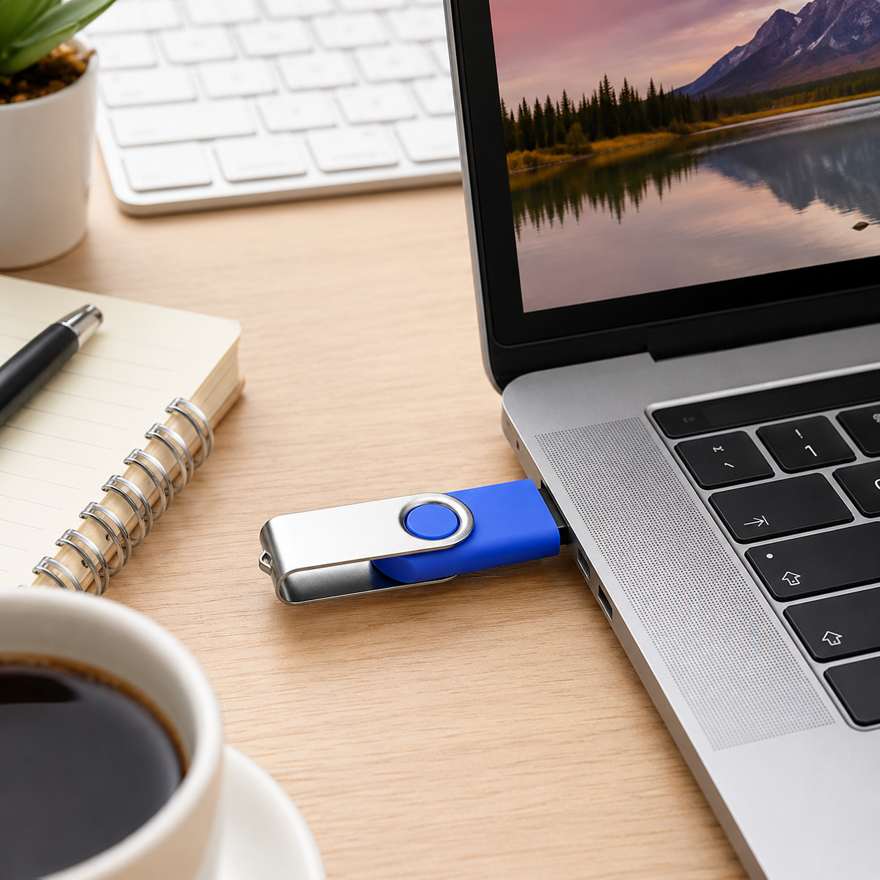 8GB Swivel USB Flash Drive