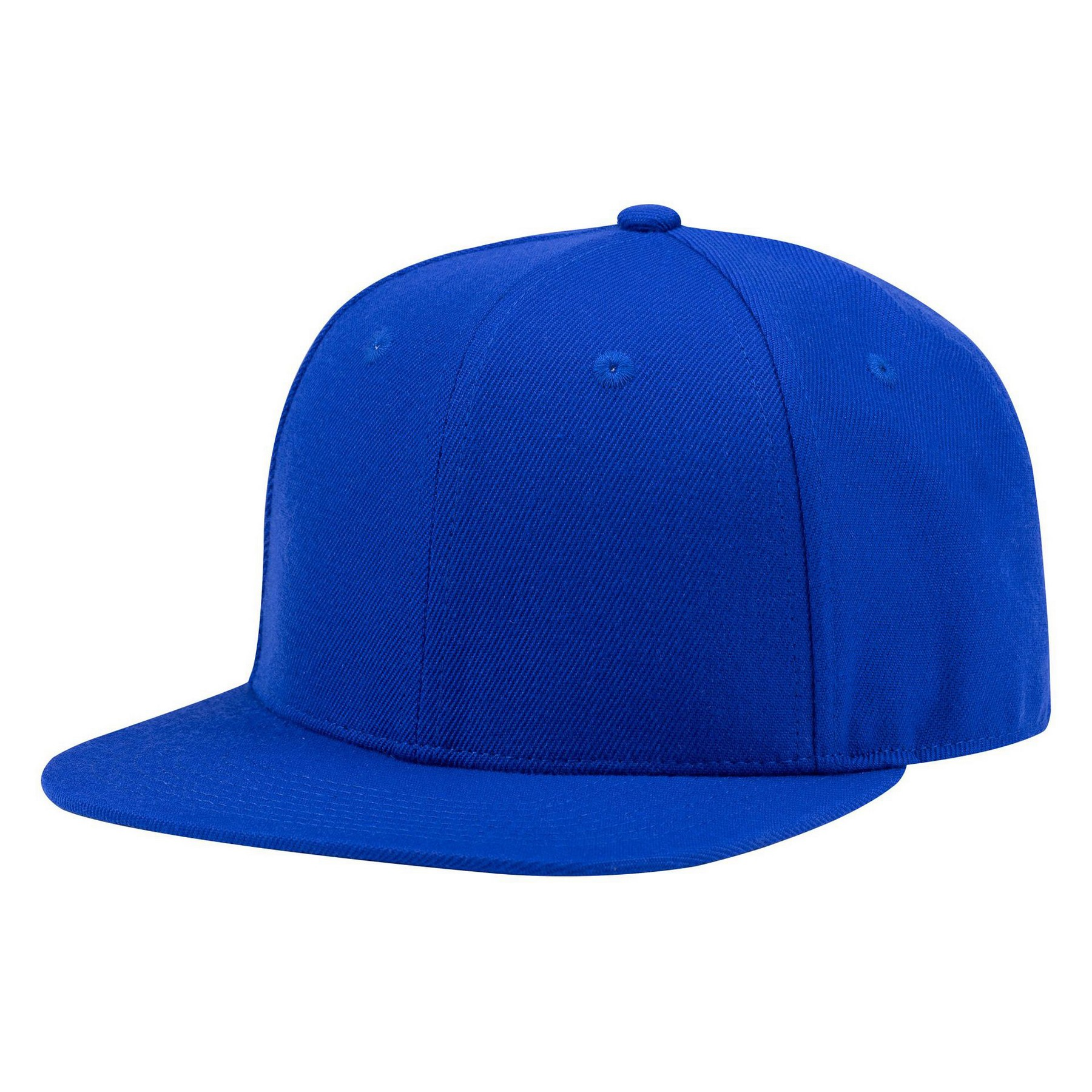 Acrylic Wool Blend Flat Bill Snapback Hat
