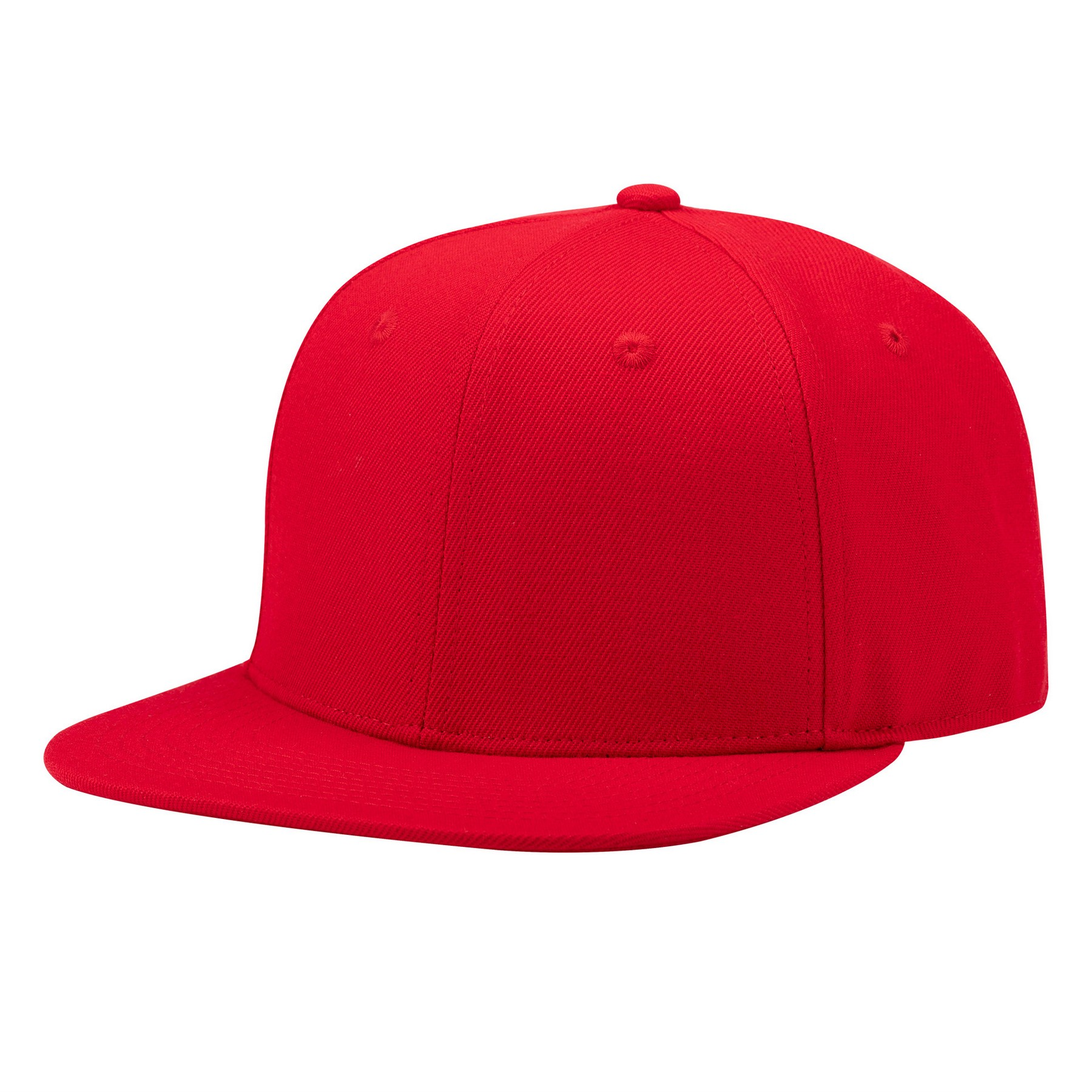 Acrylic Wool Blend Flat Bill Snapback Hat