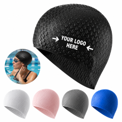 Adult Silicone Swimming Cap for Pool Training and Water Activities